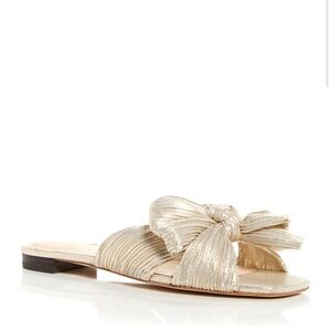 Loeffer Randall Flat Sandal Daphne pleated